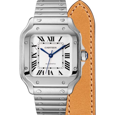 precio santos de cartier|cartier santos watch price list.